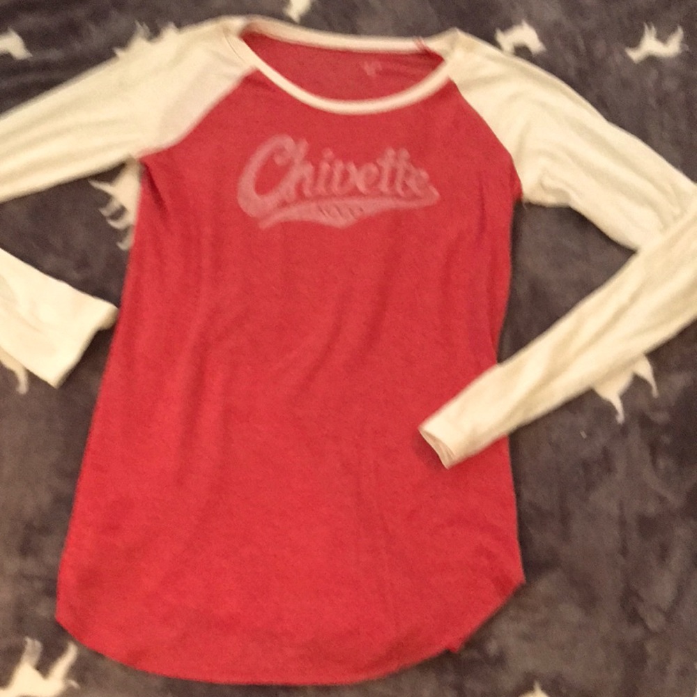 The Chive “chivette” base ball tee